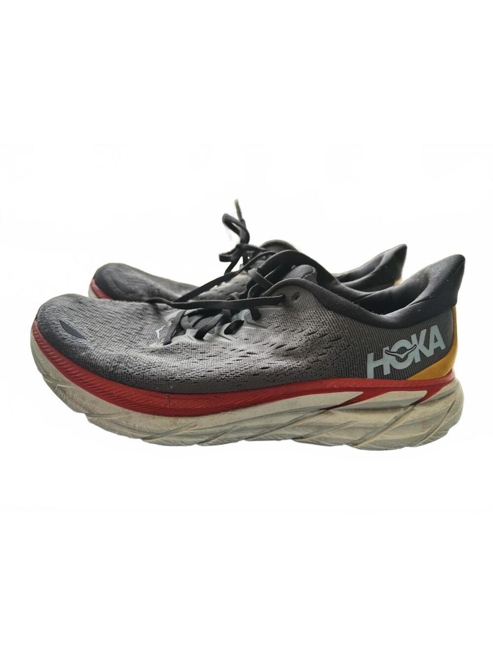 HOKA One One Running Shoes Gray Red Men’s 10.5